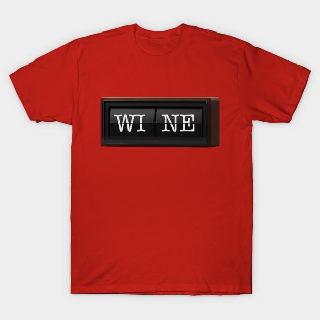 Wine O'Clock T-Shirt by kippygo